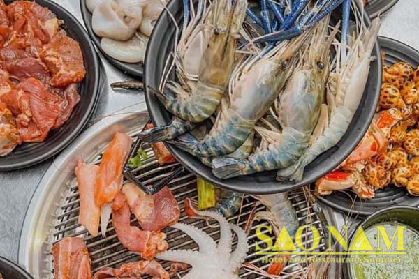 Dụng vậy tiệc buffet Đại dương giao hàng các tín Đồ hải sản Dụng nạm tiệc búp phê Đại dương giao hàng các tín Đồ hải sản
