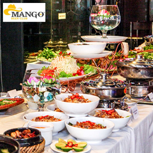 Buffet trưa tại nhà hàng mango Buffet trưa tại nhà hàng quán ăn mango